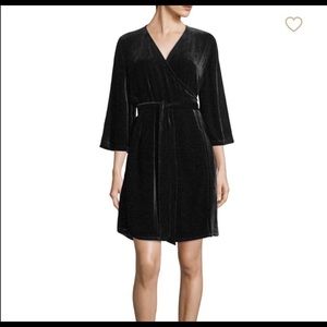 Eileen Fisher Velvet Wrap Dress